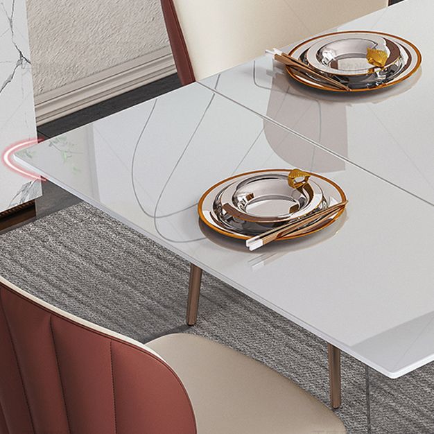 Nordic Glam 1/4/5/7 Pieces Dining Set Sintered Stone Dining Table Set for Home