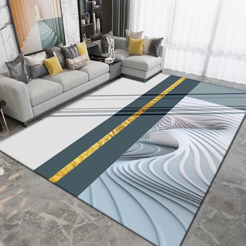 Modern artistiek patroon Tekenpatroon Polyester binnen tapijt vlekbestendig gebied Teken voor woonkamer