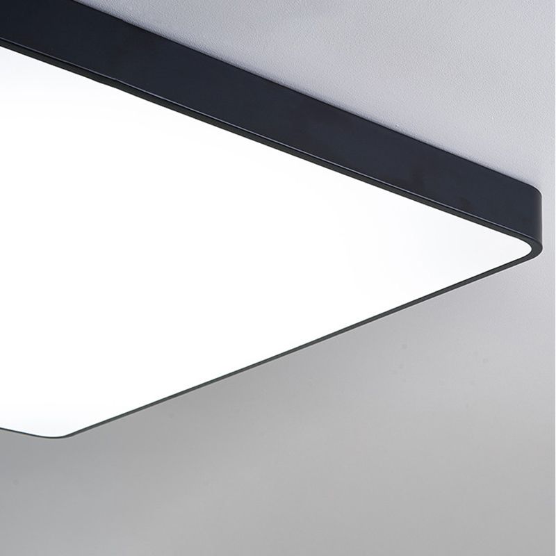 Plafonnier encastré géométrique en acrylique, plafonnier à 1 lumière de style moderne