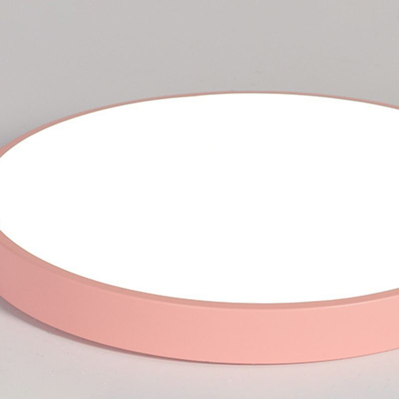Modern Simple Macaroon LED Ceiling Lamp Acrylic 1 Light for Living Room Study