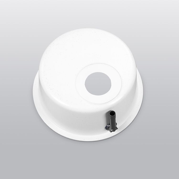 Single Bowl Kitchen Sink Modern Quartz Kitchen Sink with Round Shape
