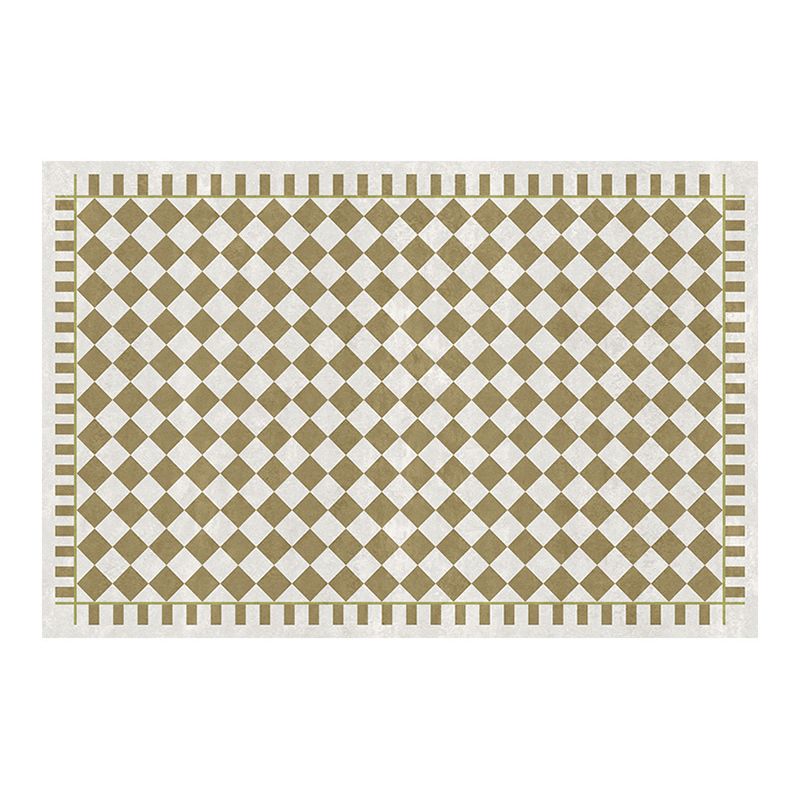 Lattice Pattern Rug Modern Style Rectangle Stain Resistant Shape Rug for Home Decor
