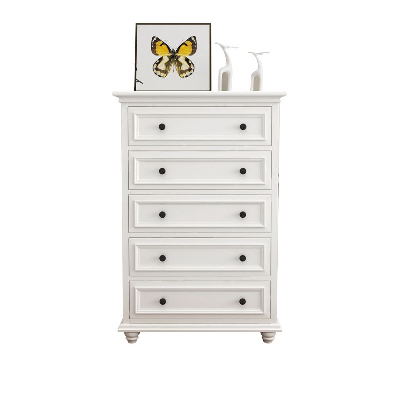 Contemporary Horizontal Double Dresser Birch Wood Storage Dresser for Room