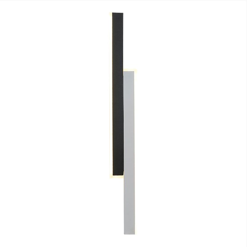Modern White/Black Wall Mounted Sconce Linear Wall Light for Dining Room