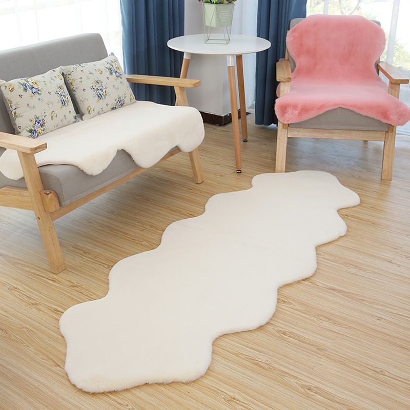 Tapis de décoration simple Multi couleur Couleur de couleur Couleur de tapis Coton Mélange de coton non glissant
