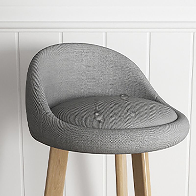 Taburete de bar de estilo escandinavo con patas de acero, taburete de mostrador individual para barra de cocina