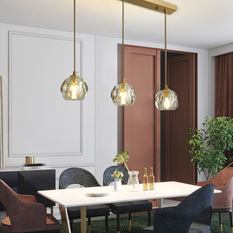 Ideas de iluminación de la isla de Crystal Island de estilo moderno de estilo Spherical