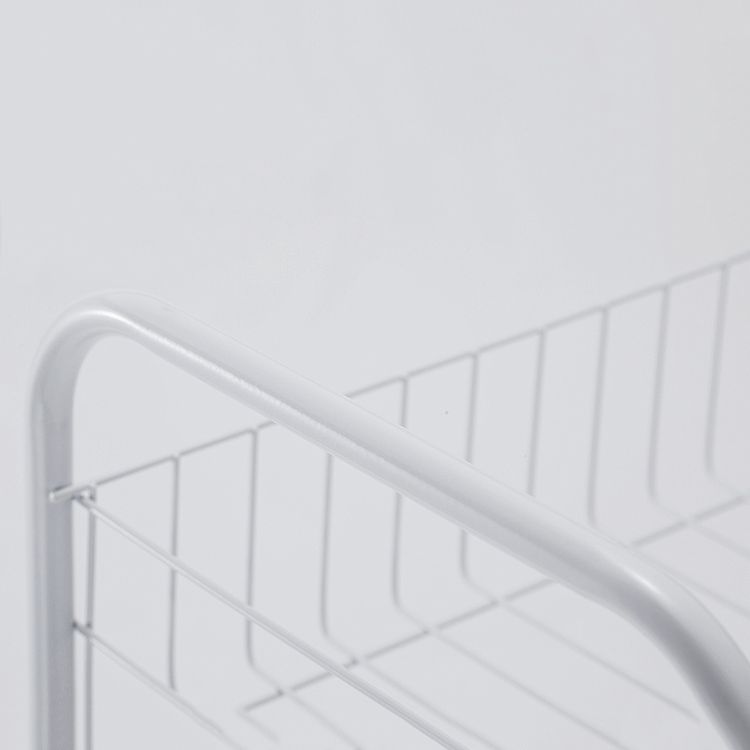 Buchhandelshandschel des zeitgenössischen Stils mit Casters White Book Regal für Lernraum