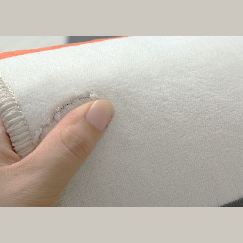 Solid Color Nordic Rug Polyester Buffalo Check Pattern Area Rug Easy Care Carpet for Living Room