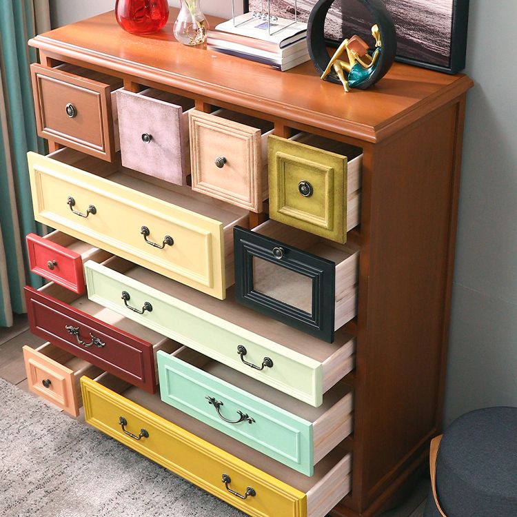 Coastal Dresser Solid Wood Storage Chest Dresser with 8/10/12 Drawers