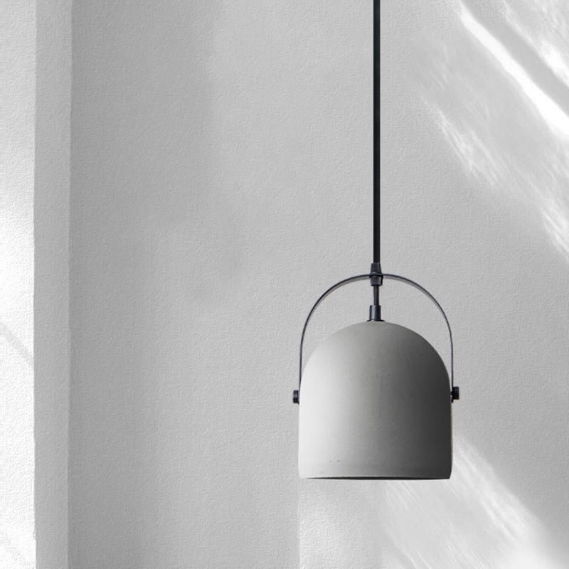 1 tête de ciment plafond lumière industriel style industriel