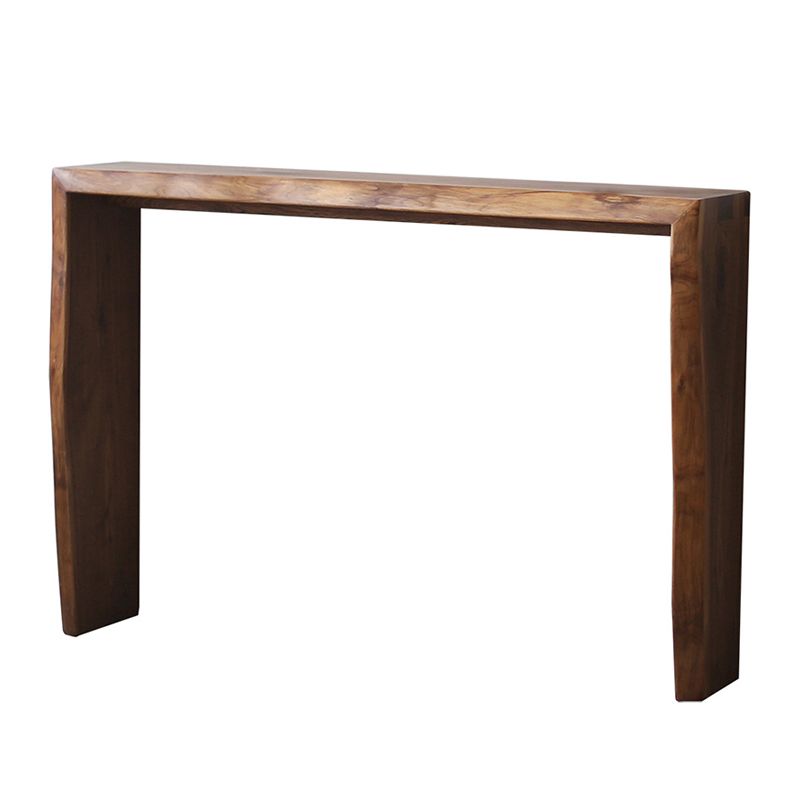 12 Inch Wide Accent Table Mid-Century Modern Rectangle Console Table