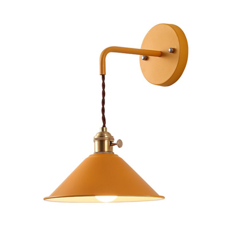 Modernism Macaron Wall Light Cone Shaded Lighting for Foyer Room