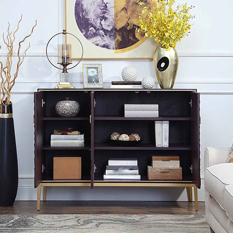 Modern Storage Chest Manufactured Wood Dresser , 12.48/15.6 Inch Width