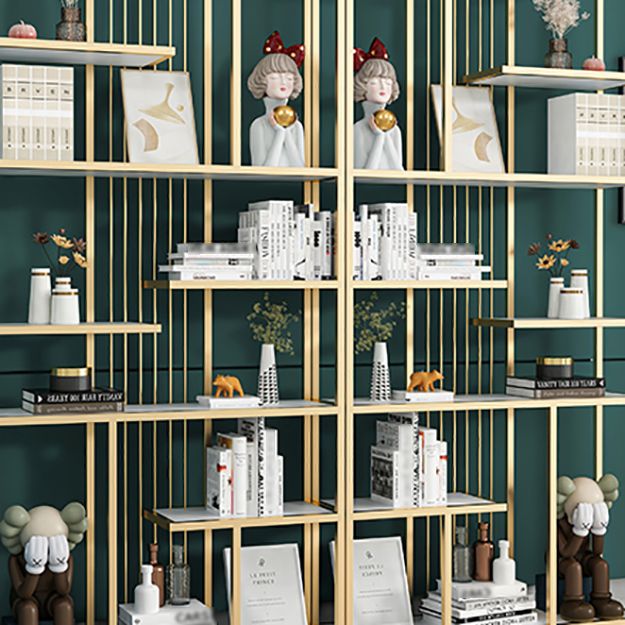 Libreria etagere aperta industriale telaio in ferro -scaffale in legno fabbricato scaffale