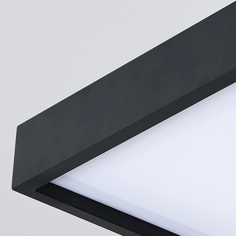 Lampe LED encastrée avec abat-jour en acrylique, plafonnier de Style moderne pour chambre à coucher