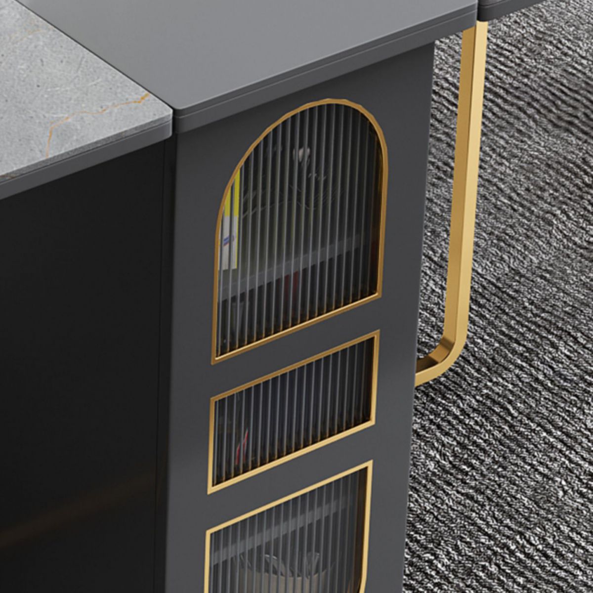 59''L Minimalist Folding Kitchen Dining Table Oval Dining Table with Pedestal Base