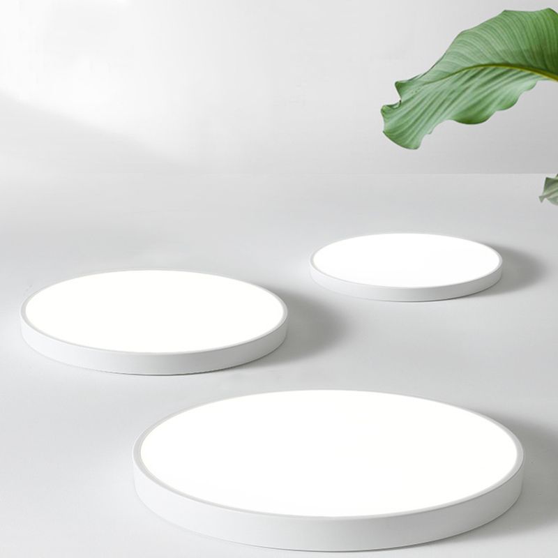 Minimalist LED Flush Mount Ceiling Light Colorful Ceiling Lamp with Acrylic Shade