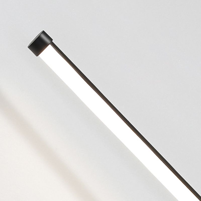 Forme linéaire 1 éclairage mural lumineux moderne luminaires muraux métalliques