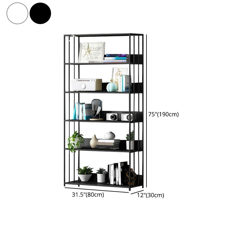 11.81"W Bookshelf Modern Style Open Back Bookcase for Home Office