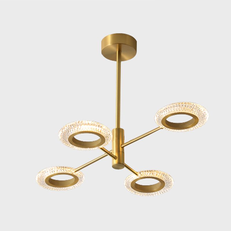 Metal Pendant Light Fixture Postmodern Chandelier Lighting for Living Room Dinning Room