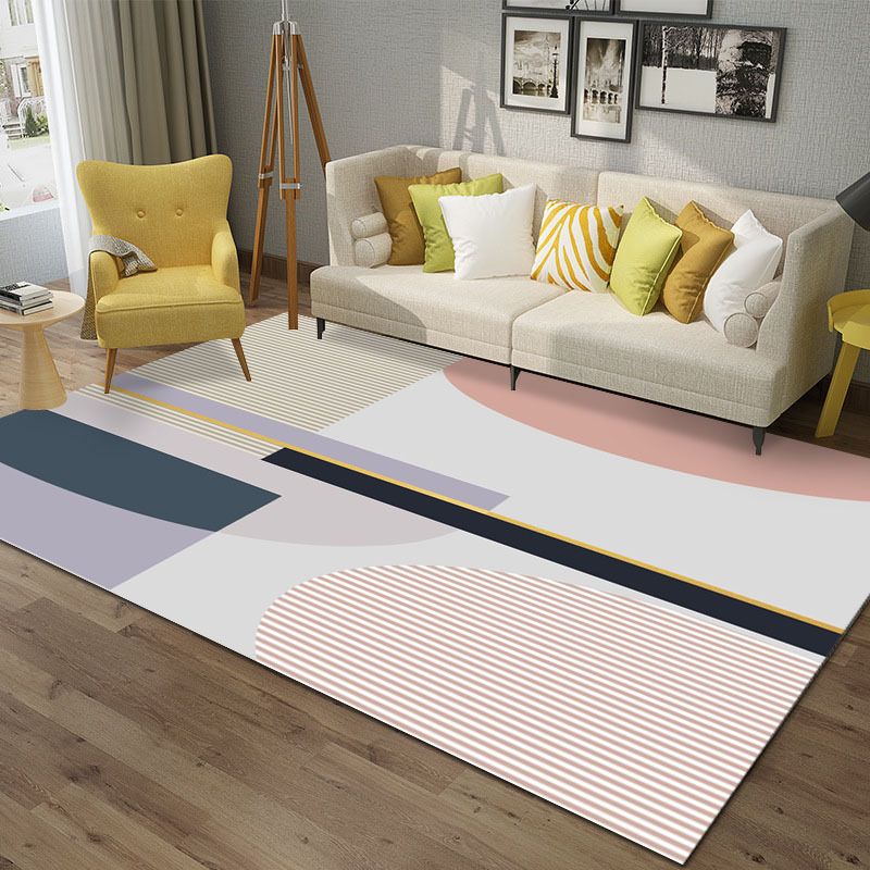 Blackish Green Modern Teppich Polyester Farbblock Teppich nicht rutscher Backing Teppich für Wohnkultur