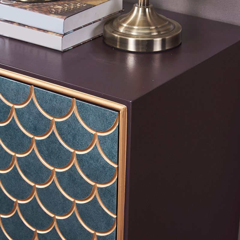Industrial Accent Cabinet with Cup Pulls Doors and Straight Legs