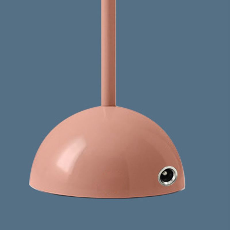 Macaroon Dome Shade Tischlampe, einfaches Metalltischlicht mit Ein/Aus -Schalter