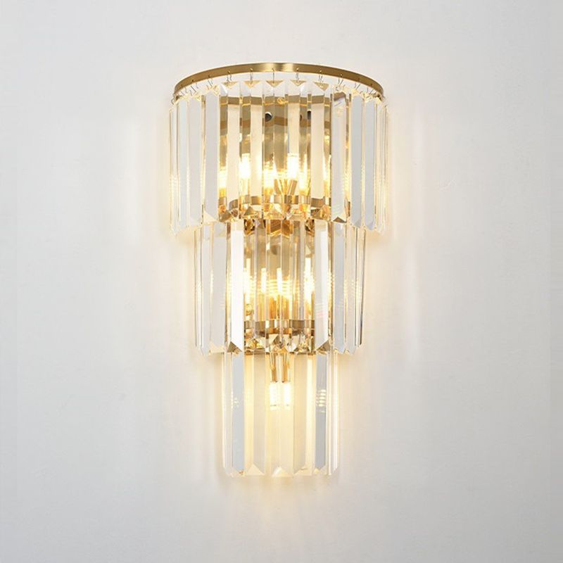 Crimorary Crystal Mur Galce Gold Semiccle Murd Mur Murd Murned pour chambre à coucher