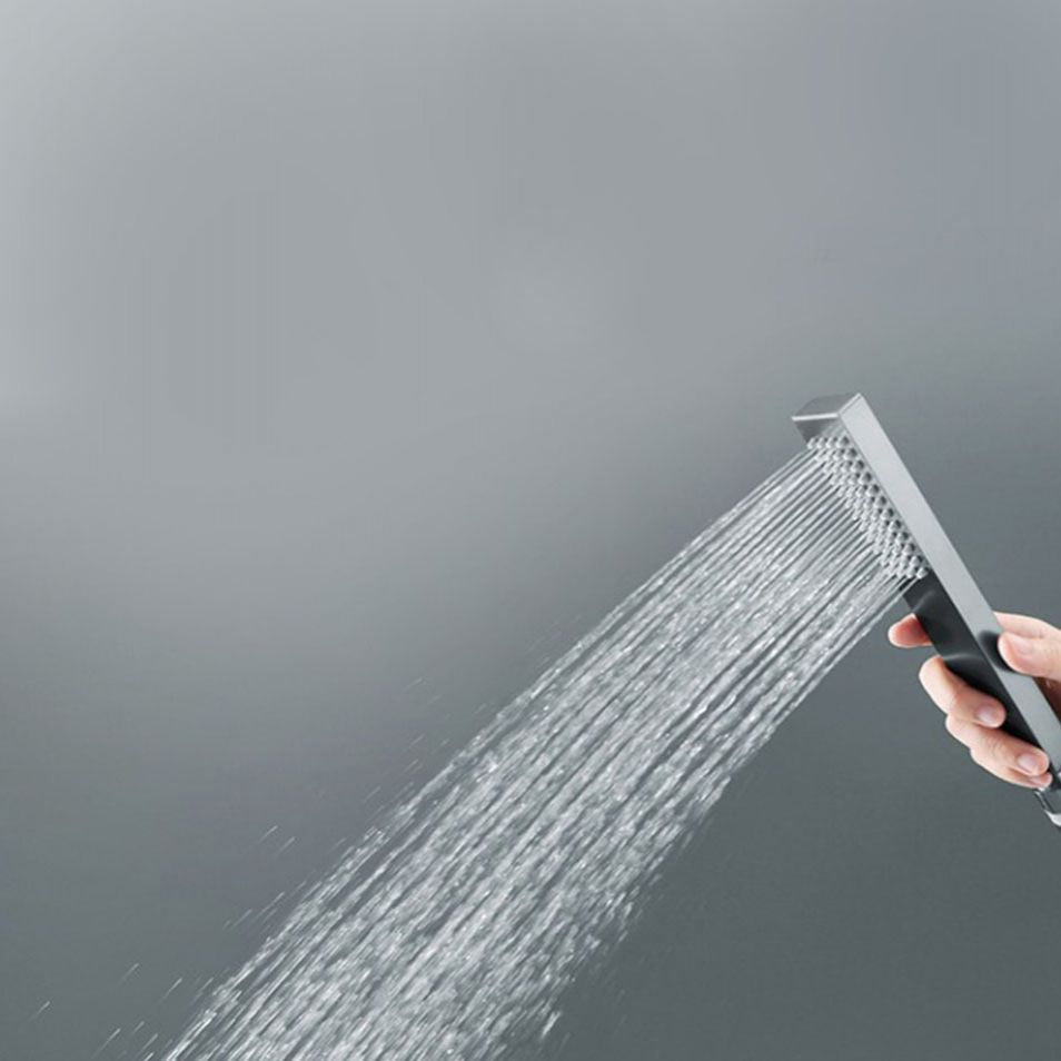 Floor Mounted Metal Freestanding Tub Filler Single Handle Waterfall Freestanding Faucet