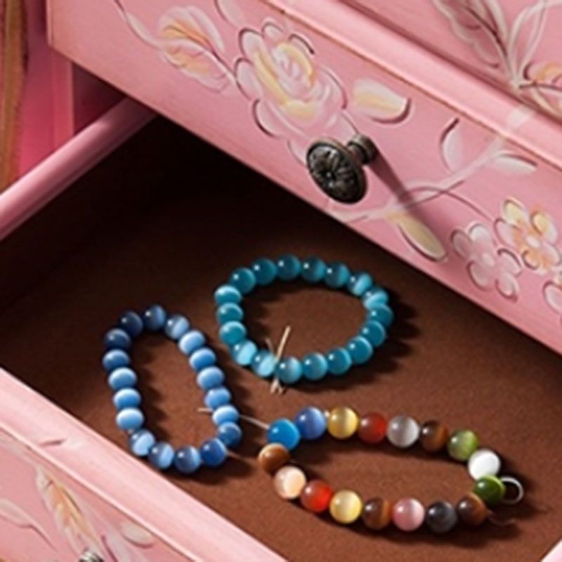 Traditional Vertical Lingerie Chest Wood Storage Dresser for Home