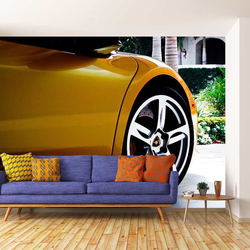 Cool Car Wall Decor Waterproofing Wall Covering for Boy Bedroom, Personalized Size