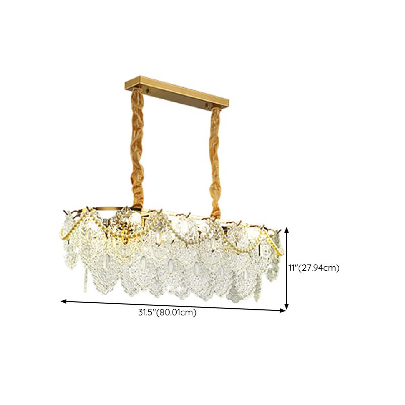 Metal Contemporary Geometric Shape Pendant Light with Glass Shade for Living Room