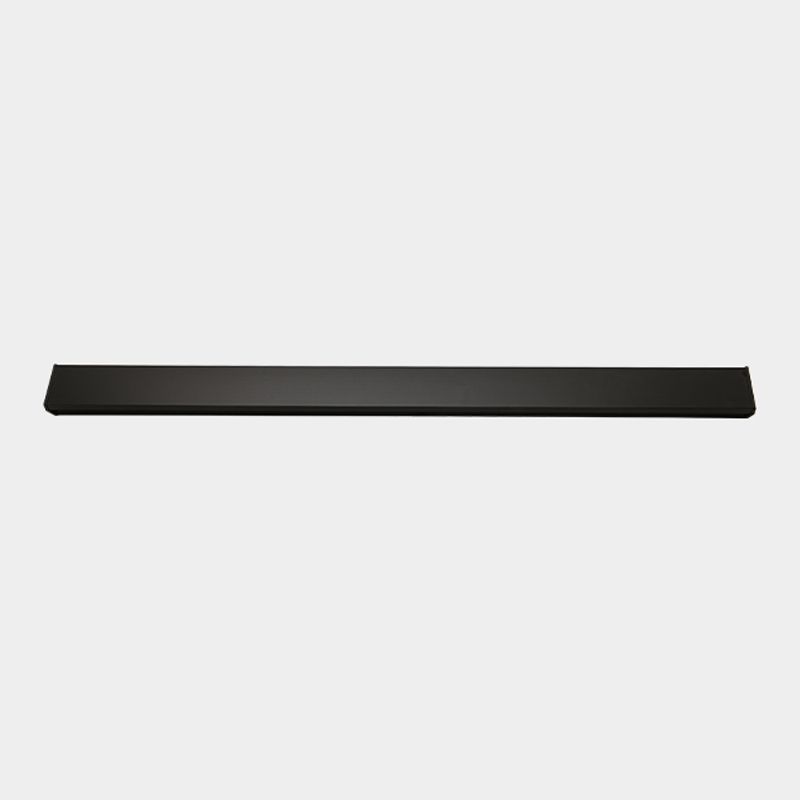 Metal Linear Shade Wall Sconce Modern Style 1- Light Wall Mount Light in Black