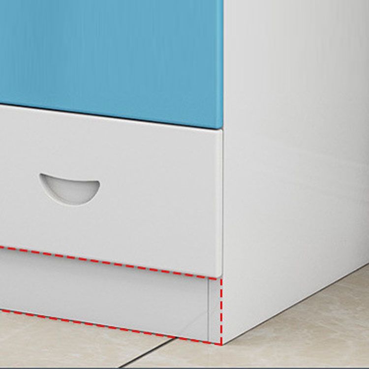 Modern Pine Wood Lingerie Chest 18" W Vertical Storage Chest with Drawers