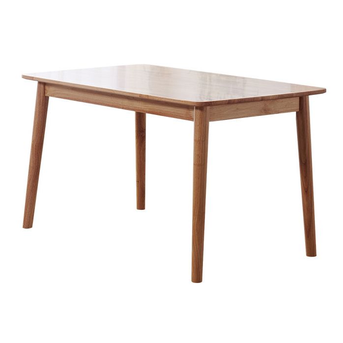 Table à manger en bois massif de style moderne rectangulaire Table à manger pour la maison