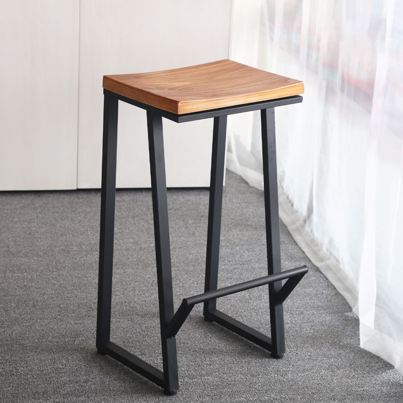 Modern Rectangle Pine Wood Bar Table Set 1/5/6 Pieces Counter Table with High Stools