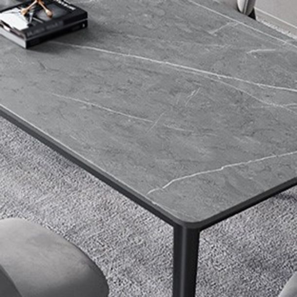 Glam 1/2/3/5/7 Pieces Dining Set Rectangular Sintered Stone Dining Table Set