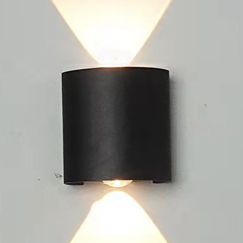 Moderne Wandmontage Leichte einfache LED -Wandleuchtenlampenvorrichtung für Innen im Freien im Freien