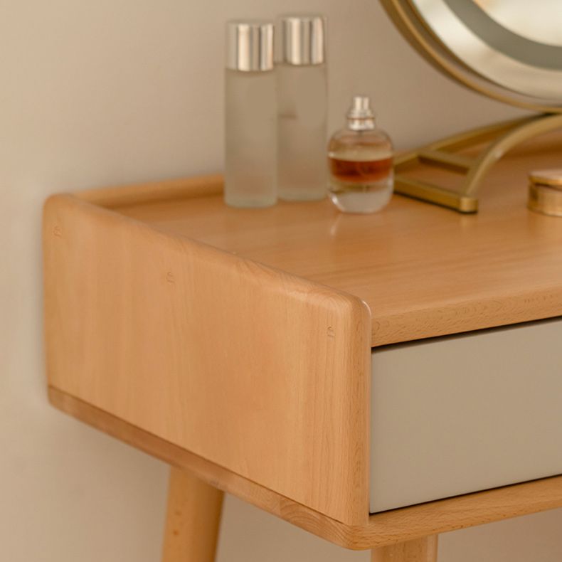 Solid Wood Vanity Table Drawers Simple Scandinavian Makeup Vanity Table