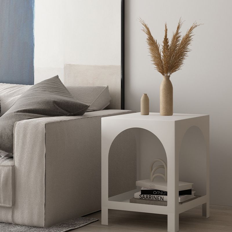 Metal Contemporary Bookcase Standard Closed Back Bookshelf with Shelves