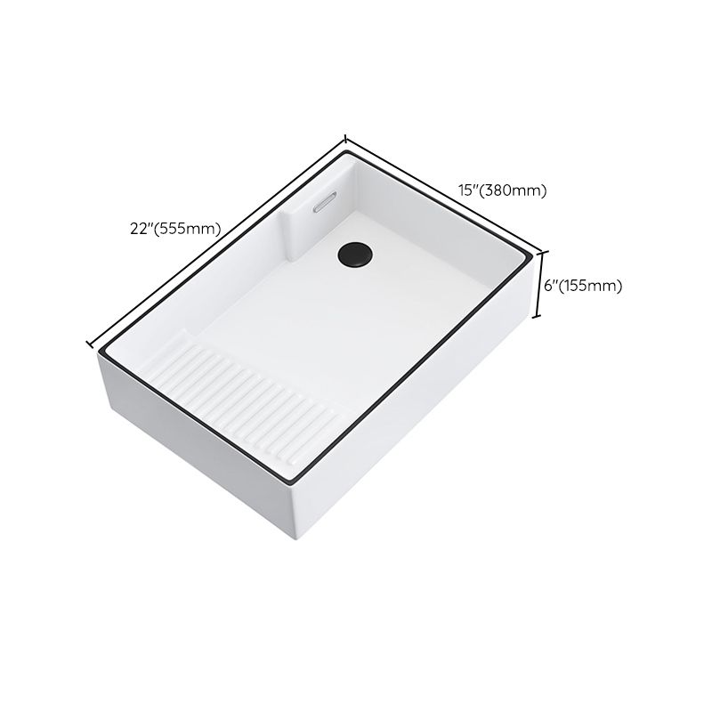 Porcelain Trough Bathroom Sink Traditional Trough Bathroom Sink With Basin