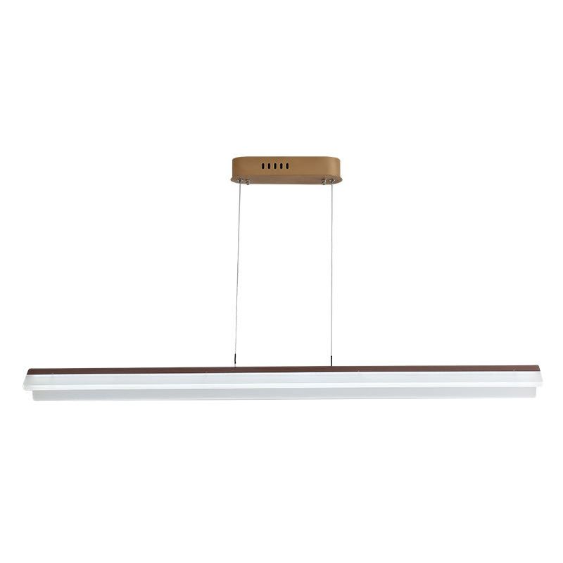 Simple LED Island Light Modern Style Metal Hanging Light for Dining Room