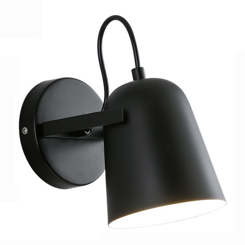 Modern Elongated Dome Shape Wall Sconce Lights Metal 1 Light Wall Light for Living Room