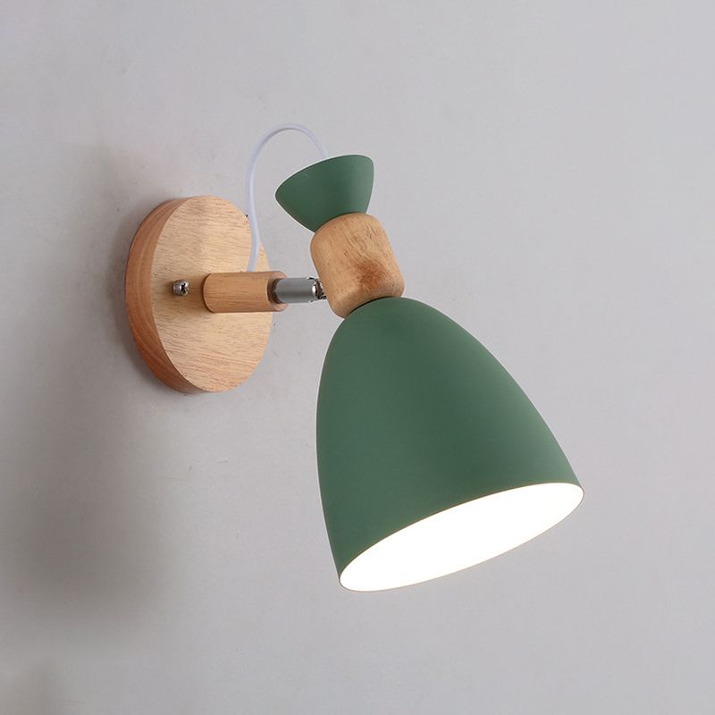 Indoor 1-Bulb Down Light Wall Sconce Lighting, Modern Macaroon Style Sconce Light Fixture