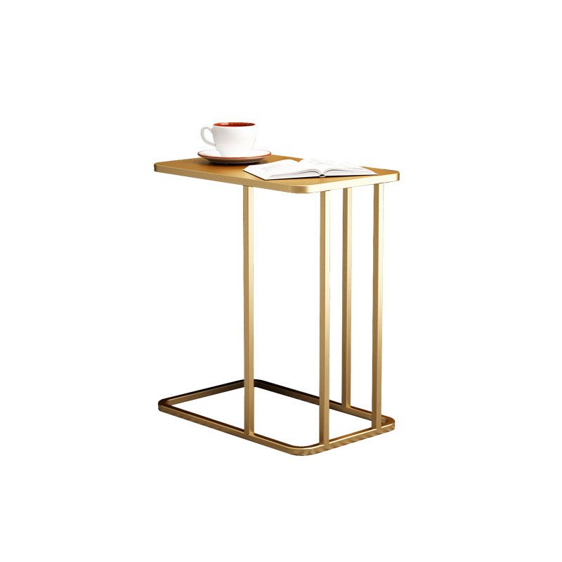 Medieval Modern Style Rectangular Metal Table Frame Side Table