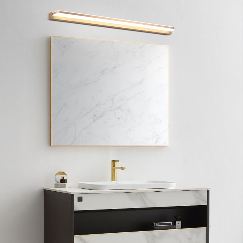 Infrared Sensible Bathroom Vanity Sconce Aluminum Modern LED Wall Light Fixture