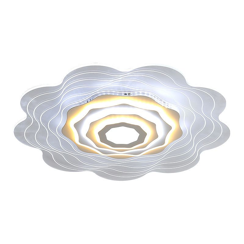 Luces llevadas del soporte rasante del claro del estilo moderno de las lámparas rasantes de acrílico del soporte de la flor