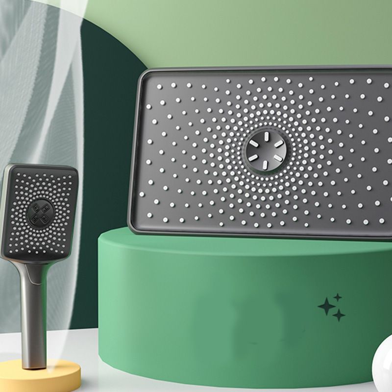 Bathroom Shower System Adjustable Water Flow Wall Mounted Shower Head Combo