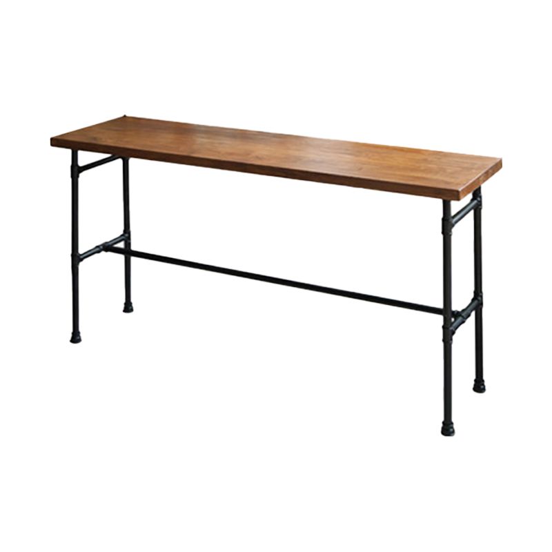 1/9 Pieces Table and Stool Set Solid Wood Counter Height Pub Set